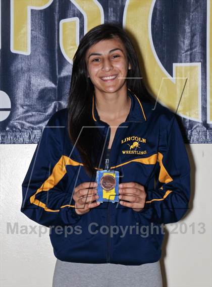Thumbnail 3 in CIF State Girls Wrestling Championships (Awards) photogallery.