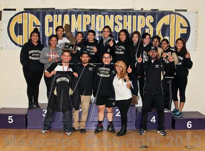 Thumbnail 2 in CIF State Girls Wrestling Championships (Awards) photogallery.