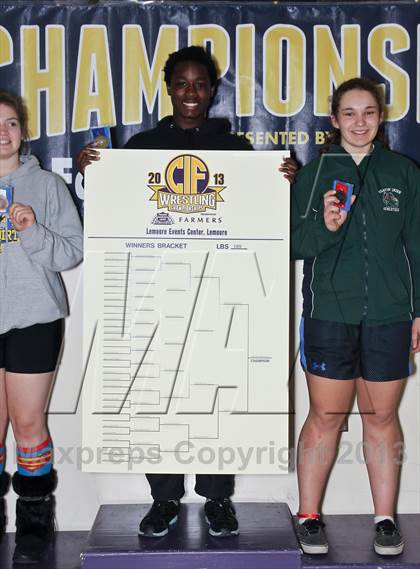 Thumbnail 3 in CIF State Girls Wrestling Championships (Awards) photogallery.