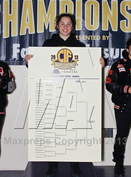 Thumbnail 3 in CIF State Girls Wrestling Championships (Awards) photogallery.