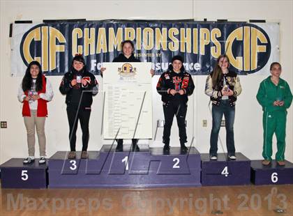 Thumbnail 2 in CIF State Girls Wrestling Championships (Awards) photogallery.