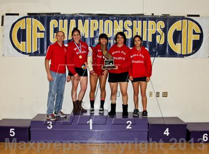 Thumbnail 3 in CIF State Girls Wrestling Championships (Awards) photogallery.