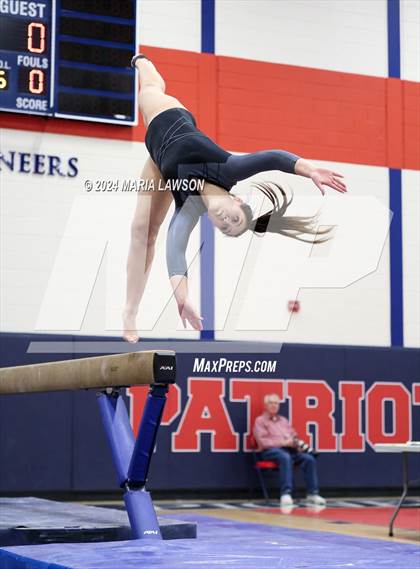 Thumbnail 2 in Patriot Gymnastics Meet photogallery.