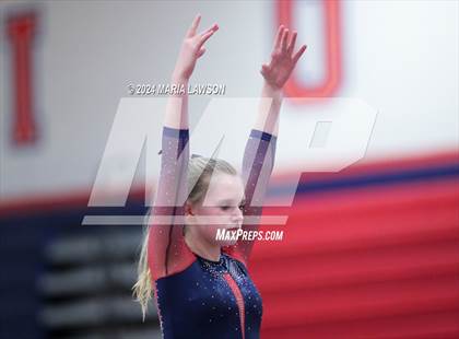 Thumbnail 2 in Patriot Gymnastics Meet photogallery.