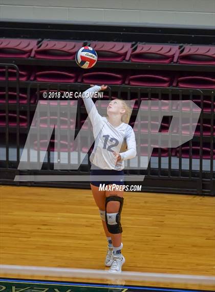 Thumbnail 3 in Rowe [Nikki] vs Smithson Valley (NEISD Volleyball Tournament) photogallery.