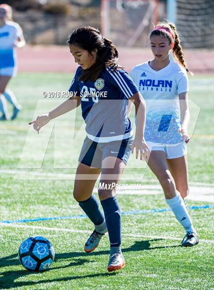 Thumbnail 1 in Bonita Vista vs Nolan Catholic  (Torrey Pines Classic) photogallery.