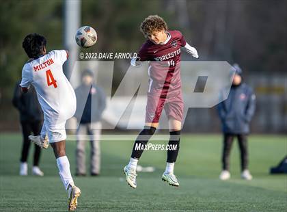 Thumbnail 3 in Worcester Academy vs. Milton Academy (NEPSAC Class A Final) photogallery.