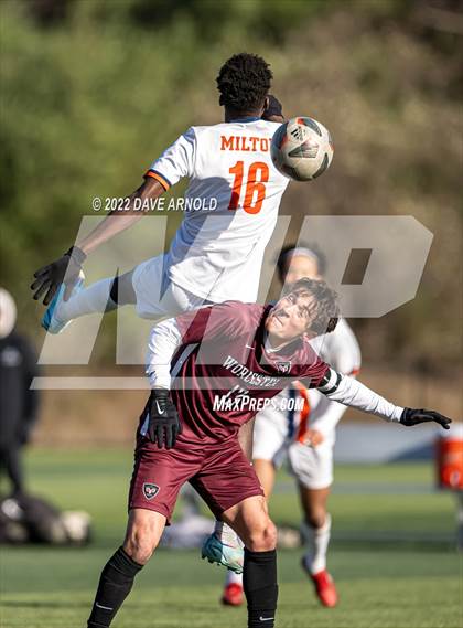 Thumbnail 3 in Worcester Academy vs. Milton Academy (NEPSAC Class A Final) photogallery.