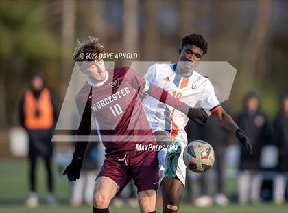 Thumbnail 2 in Worcester Academy vs. Milton Academy (NEPSAC Class A Final) photogallery.
