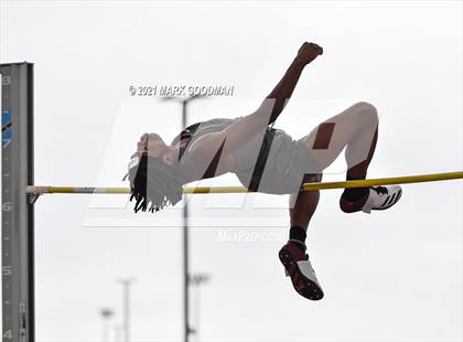 Thumbnail 2 in Tompkins, Cinco Ranch, George Ranch, Katy Taylor, Austin, Ridge Point (UIL 6A Area Track & Field Meet) photogallery.