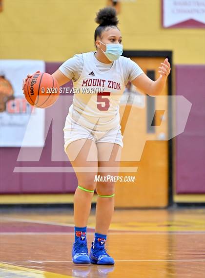 Thumbnail 3 in Raleigh Christian Academy vs  Mount Zion Christian Academy (Bull City Classic Holiday Invitational) photogallery.