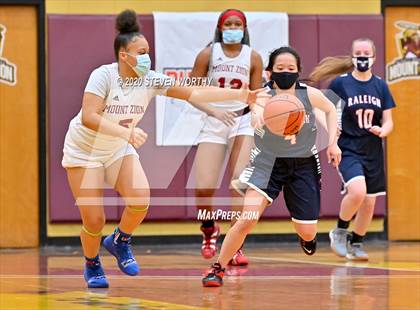 Thumbnail 2 in Raleigh Christian Academy vs  Mount Zion Christian Academy (Bull City Classic Holiday Invitational) photogallery.