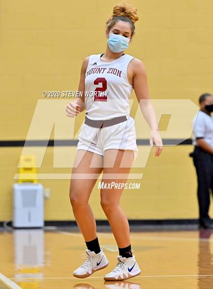 Thumbnail 2 in Raleigh Christian Academy vs  Mount Zion Christian Academy (Bull City Classic Holiday Invitational) photogallery.