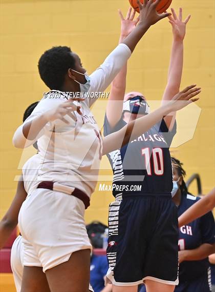 Thumbnail 3 in Raleigh Christian Academy vs  Mount Zion Christian Academy (Bull City Classic Holiday Invitational) photogallery.