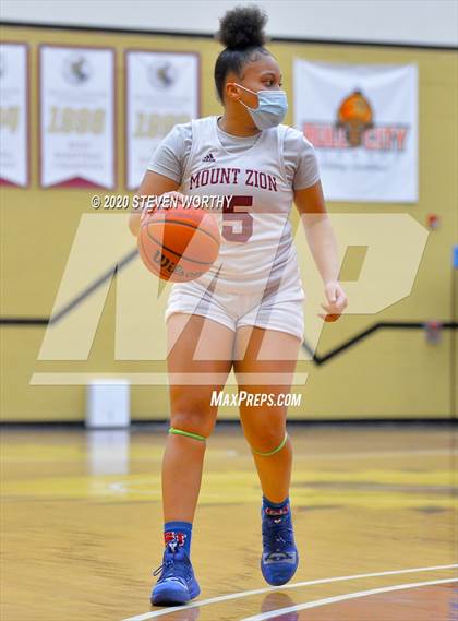 Thumbnail 2 in Raleigh Christian Academy vs  Mount Zion Christian Academy (Bull City Classic Holiday Invitational) photogallery.