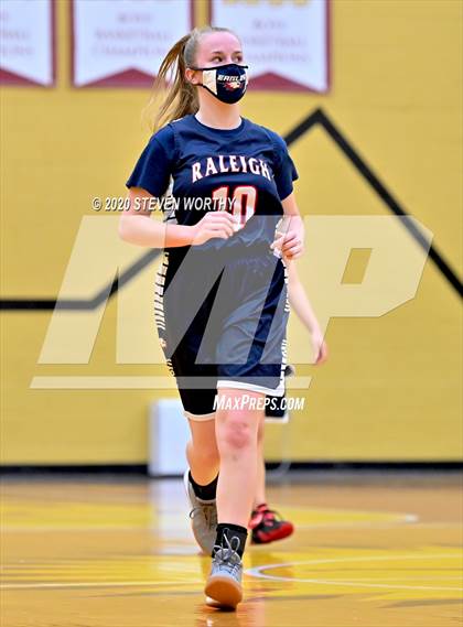 Thumbnail 1 in Raleigh Christian Academy vs  Mount Zion Christian Academy (Bull City Classic Holiday Invitational) photogallery.