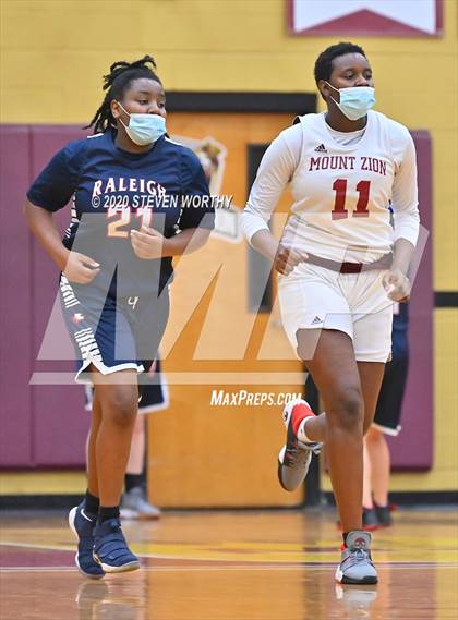 Thumbnail 2 in Raleigh Christian Academy vs  Mount Zion Christian Academy (Bull City Classic Holiday Invitational) photogallery.