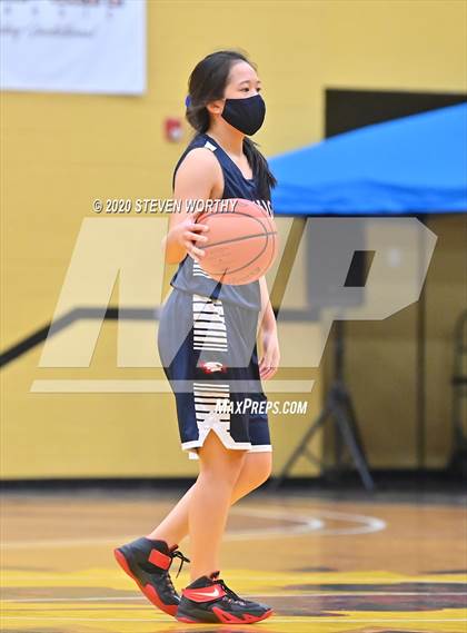 Thumbnail 1 in Raleigh Christian Academy vs  Mount Zion Christian Academy (Bull City Classic Holiday Invitational) photogallery.