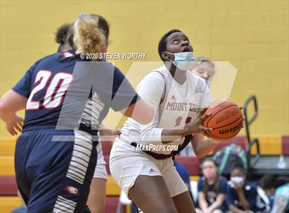 Thumbnail 2 in Raleigh Christian Academy vs  Mount Zion Christian Academy (Bull City Classic Holiday Invitational) photogallery.