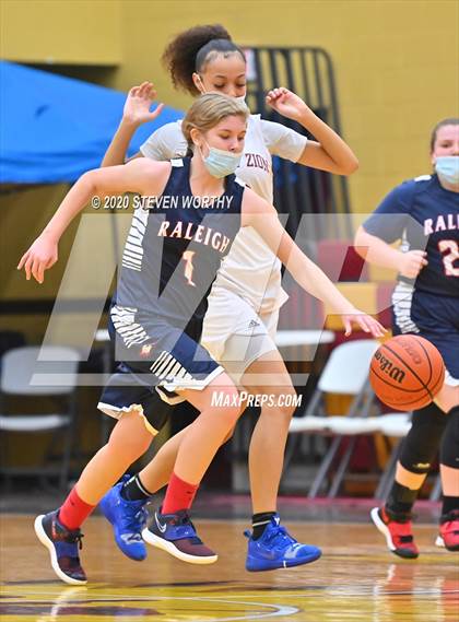 Thumbnail 3 in Raleigh Christian Academy vs  Mount Zion Christian Academy (Bull City Classic Holiday Invitational) photogallery.