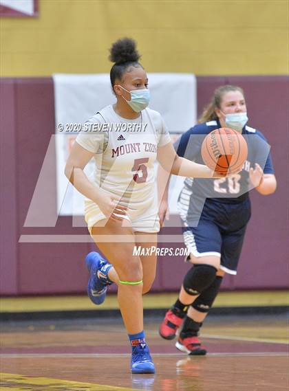 Thumbnail 3 in Raleigh Christian Academy vs  Mount Zion Christian Academy (Bull City Classic Holiday Invitational) photogallery.