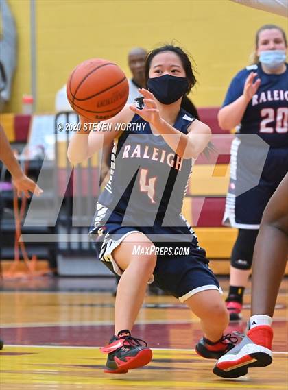 Thumbnail 1 in Raleigh Christian Academy vs  Mount Zion Christian Academy (Bull City Classic Holiday Invitational) photogallery.
