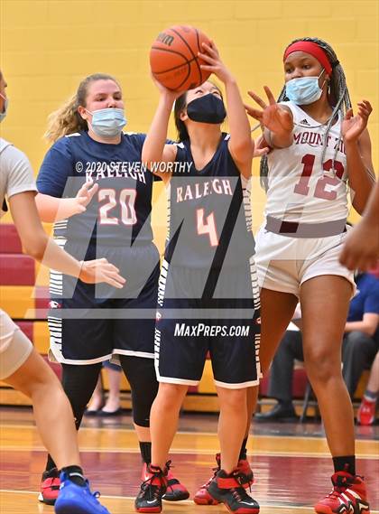 Thumbnail 2 in Raleigh Christian Academy vs  Mount Zion Christian Academy (Bull City Classic Holiday Invitational) photogallery.