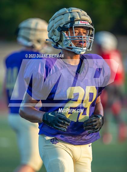 Thumbnail 1 in Henry County vs Christian Brothers (Scrimmage) photogallery.