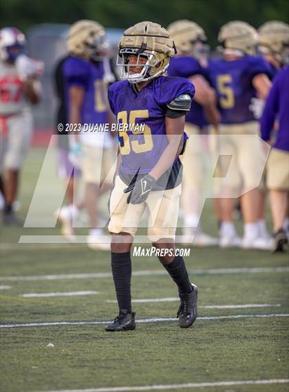 Thumbnail 1 in Henry County vs Christian Brothers (Scrimmage) photogallery.