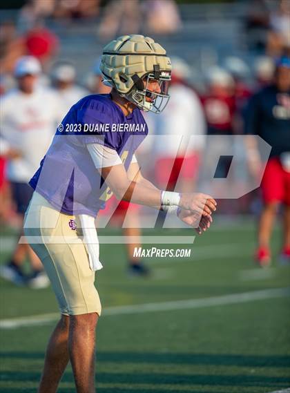 Thumbnail 1 in Henry County vs Christian Brothers (Scrimmage) photogallery.