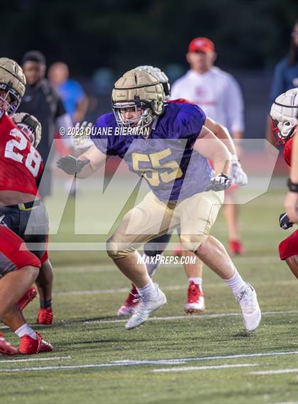 Thumbnail 1 in Henry County vs Christian Brothers (Scrimmage) photogallery.