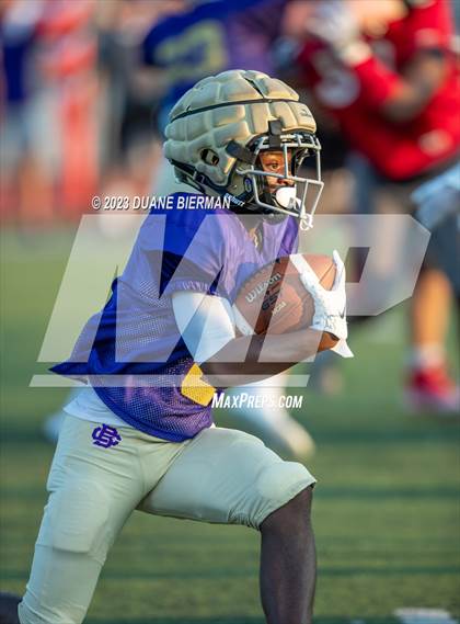Thumbnail 1 in Henry County vs Christian Brothers (Scrimmage) photogallery.