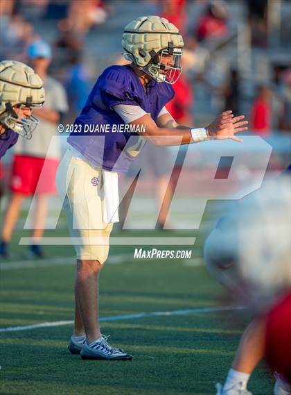 Thumbnail 3 in Henry County vs Christian Brothers (Scrimmage) photogallery.