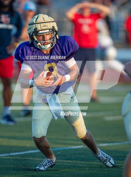 Thumbnail 1 in Henry County vs Christian Brothers (Scrimmage) photogallery.
