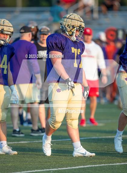 Thumbnail 3 in Henry County vs Christian Brothers (Scrimmage) photogallery.