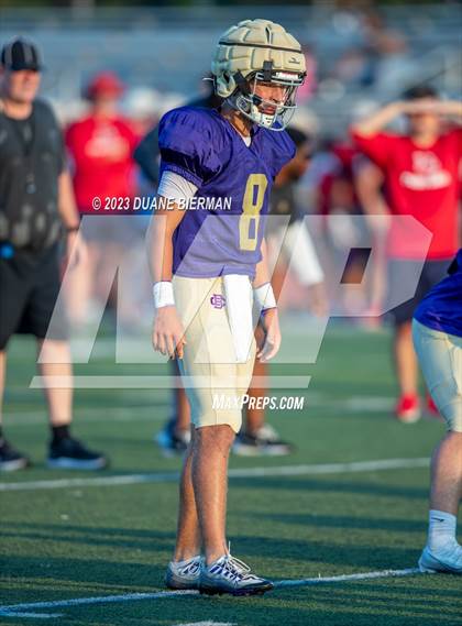 Thumbnail 2 in Henry County vs Christian Brothers (Scrimmage) photogallery.