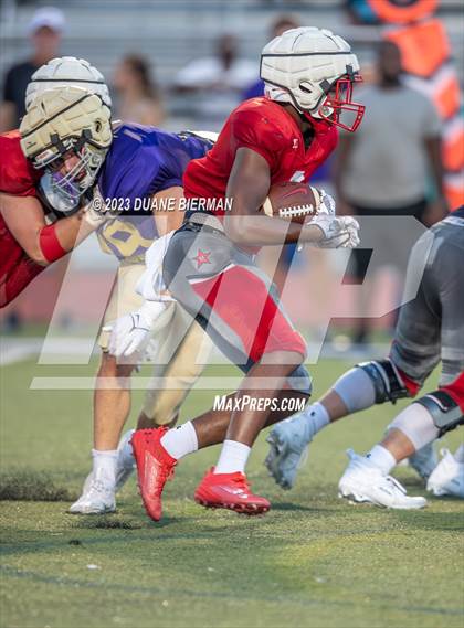 Thumbnail 1 in Henry County vs Christian Brothers (Scrimmage) photogallery.