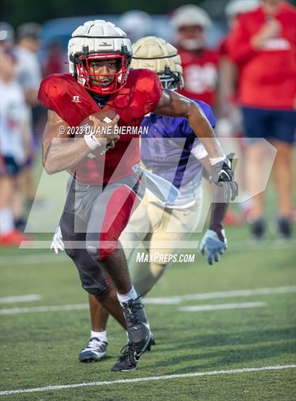 Thumbnail 1 in Henry County vs Christian Brothers (Scrimmage) photogallery.