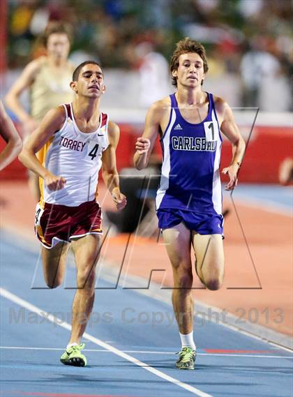 Thumbnail 1 in CIF State Track & Field Championships (Boys 3200m) photogallery.