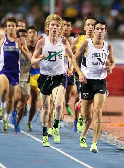Thumbnail 1 in CIF State Track & Field Championships (Boys 3200m) photogallery.