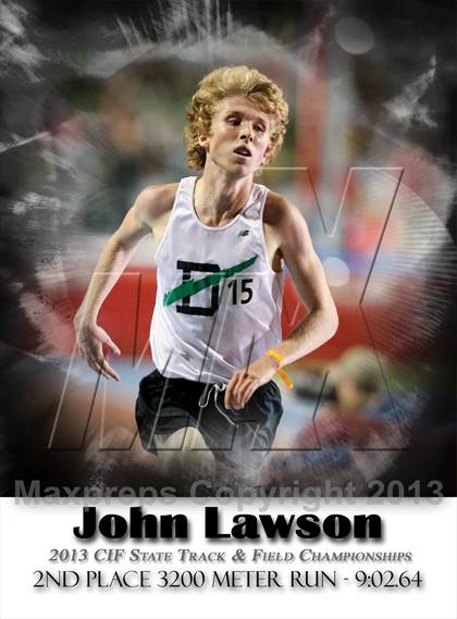 Thumbnail 2 in CIF State Track & Field Championships (Boys 3200m) photogallery.