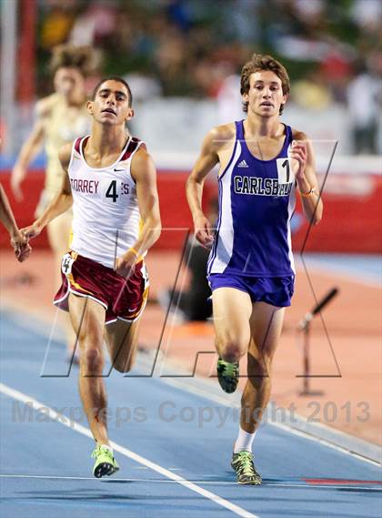 Thumbnail 3 in CIF State Track & Field Championships (Boys 3200m) photogallery.