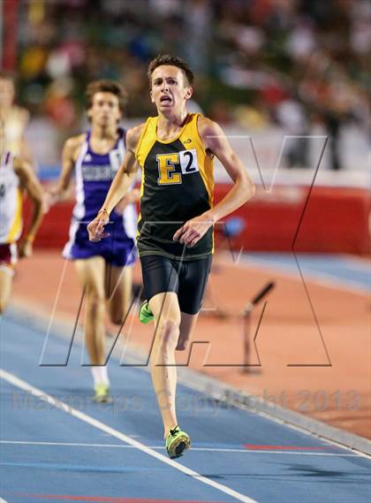 Thumbnail 2 in CIF State Track & Field Championships (Boys 3200m) photogallery.