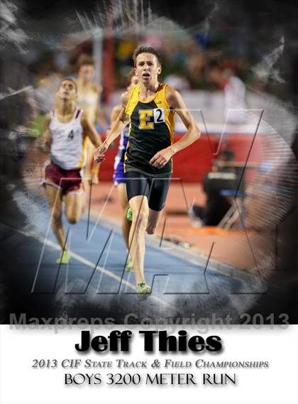Thumbnail 3 in CIF State Track & Field Championships (Boys 3200m) photogallery.