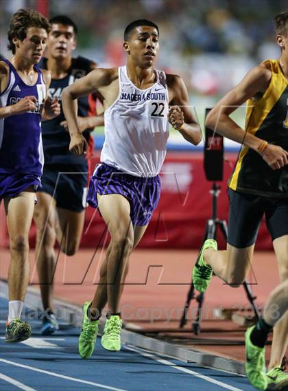 Thumbnail 3 in CIF State Track & Field Championships (Boys 3200m) photogallery.