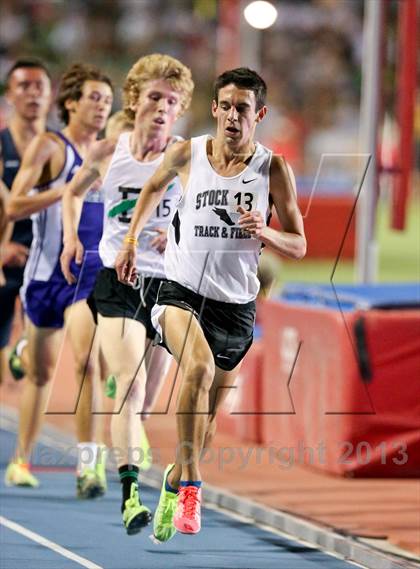 Thumbnail 2 in CIF State Track & Field Championships (Boys 3200m) photogallery.