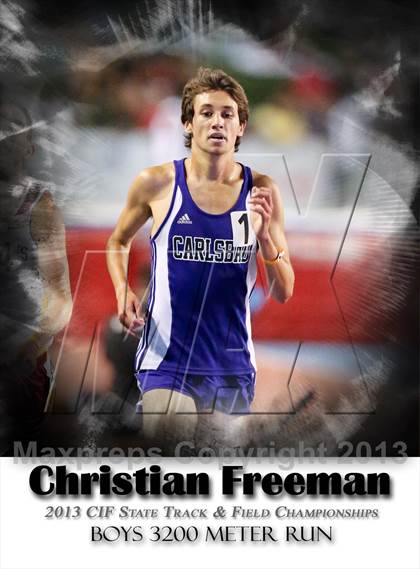 Thumbnail 2 in CIF State Track & Field Championships (Boys 3200m) photogallery.