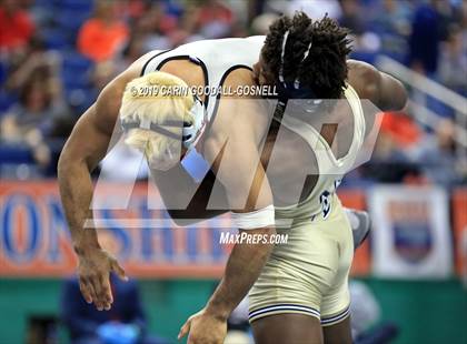 Thumbnail 3 in NCHSAA State 3A Wrestling Championships (Finals) photogallery.