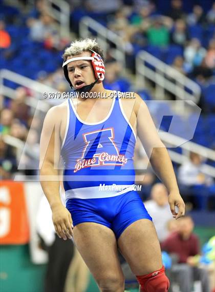 Thumbnail 3 in NCHSAA State 3A Wrestling Championships (Finals) photogallery.