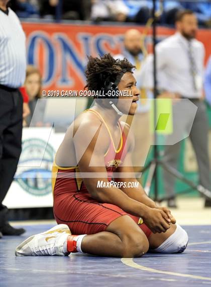 Thumbnail 3 in NCHSAA State 3A Wrestling Championships (Finals) photogallery.